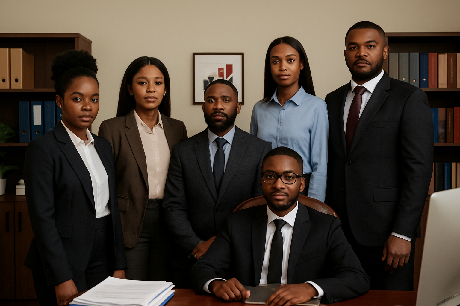 Professional Team in Modern Office